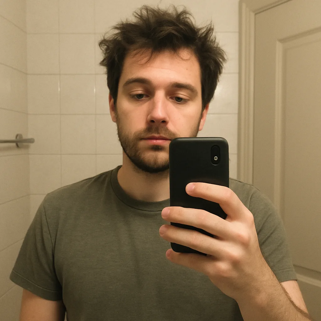 Casual selfie before