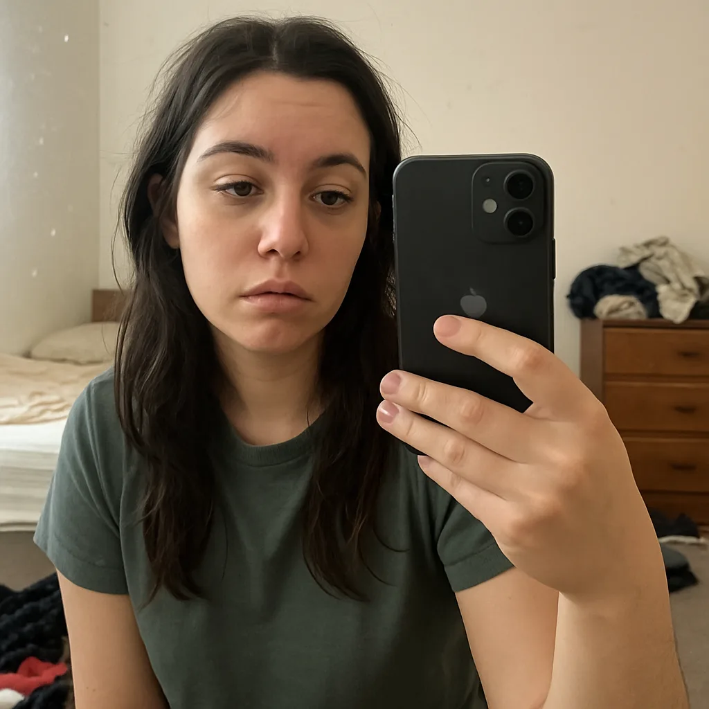 Example casual selfie